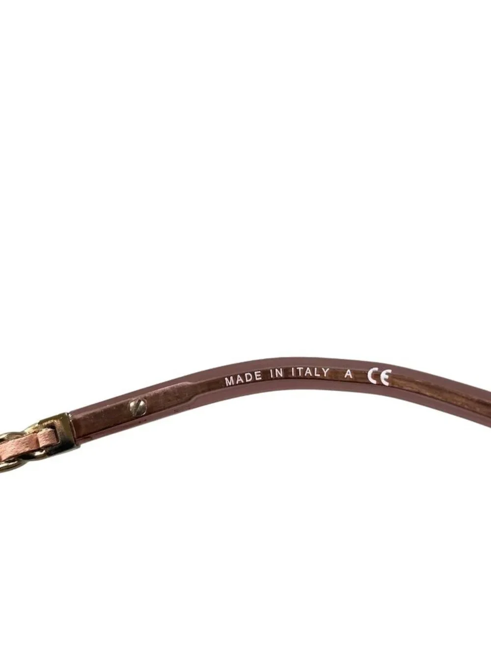 Chanel CC Logo Side Chain Pilot Sunglasses Eyewear